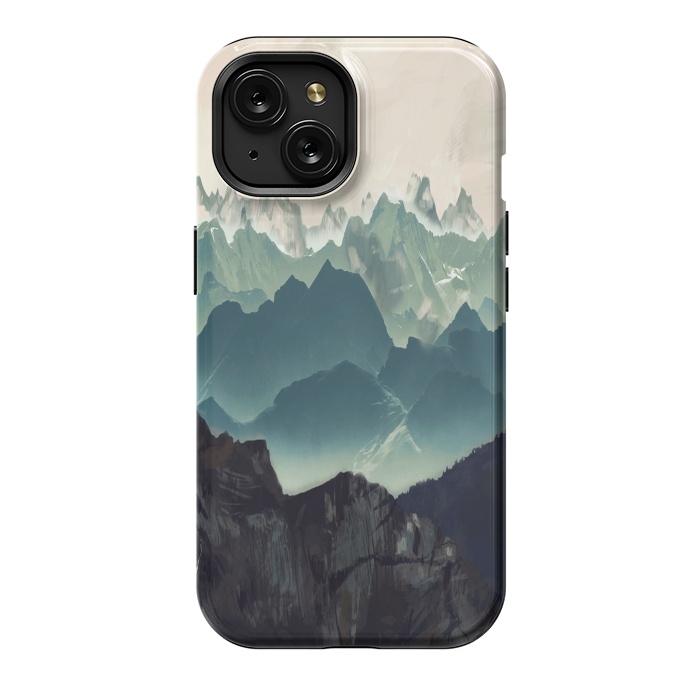 iPhone 15 StrongFit Shades of Mountain by ''CVogiatzi.