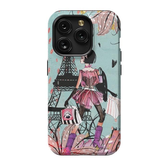 iPhone 15 Pro StrongFit Fashion Girl in Paris by  Utart