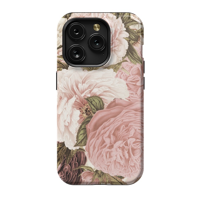 iPhone 15 Pro StrongFit Vintage Roses by  Utart