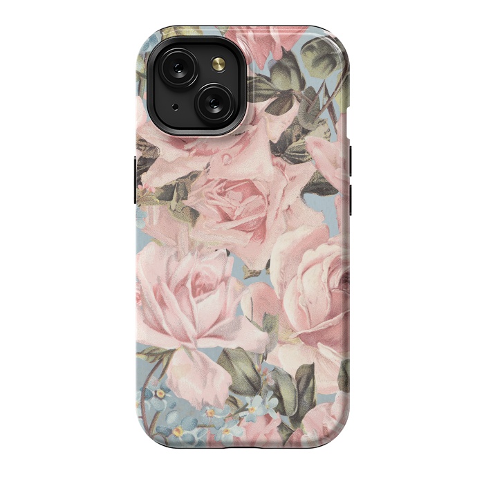 iPhone 15 StrongFit Lovely Spring Flowers and Roses by  Utart