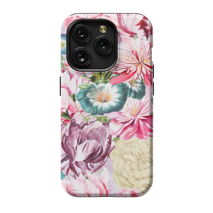 iPhone 15 Pro StrongFit Beautiful Pastel Vintage Spring Flowers by  Utart