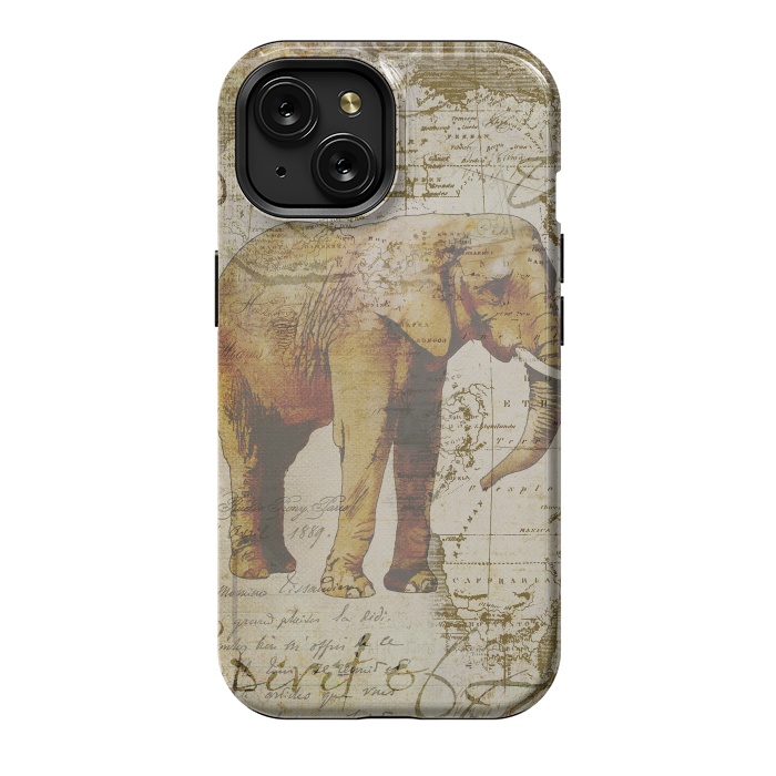 iPhone 15 StrongFit African Elephant by Andrea Haase