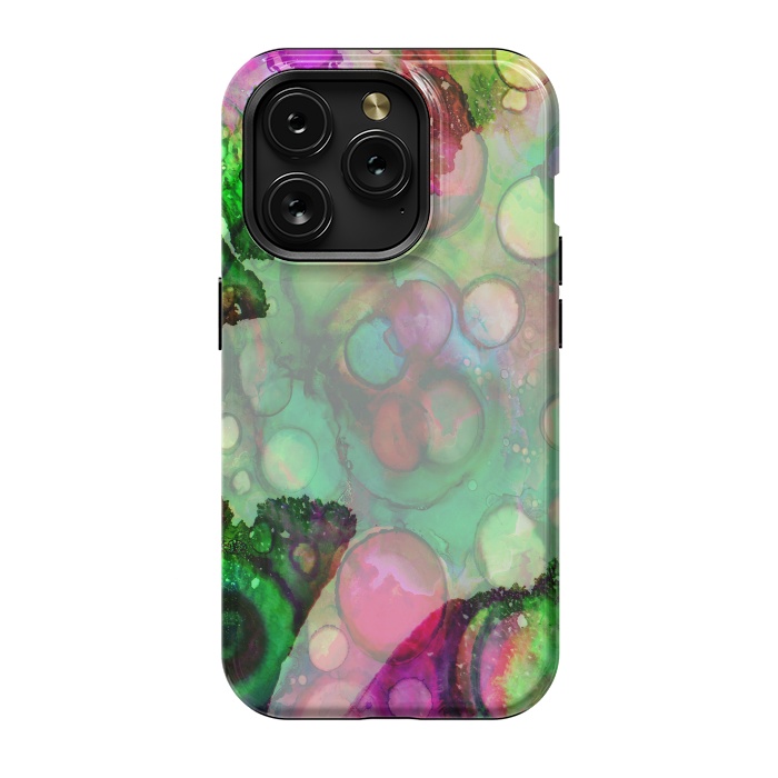 iPhone 15 Pro StrongFit Alcohol ink 2 by haroulita