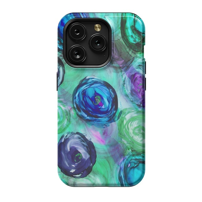 iPhone 15 Pro StrongFit Alcohol ink 6 by haroulita