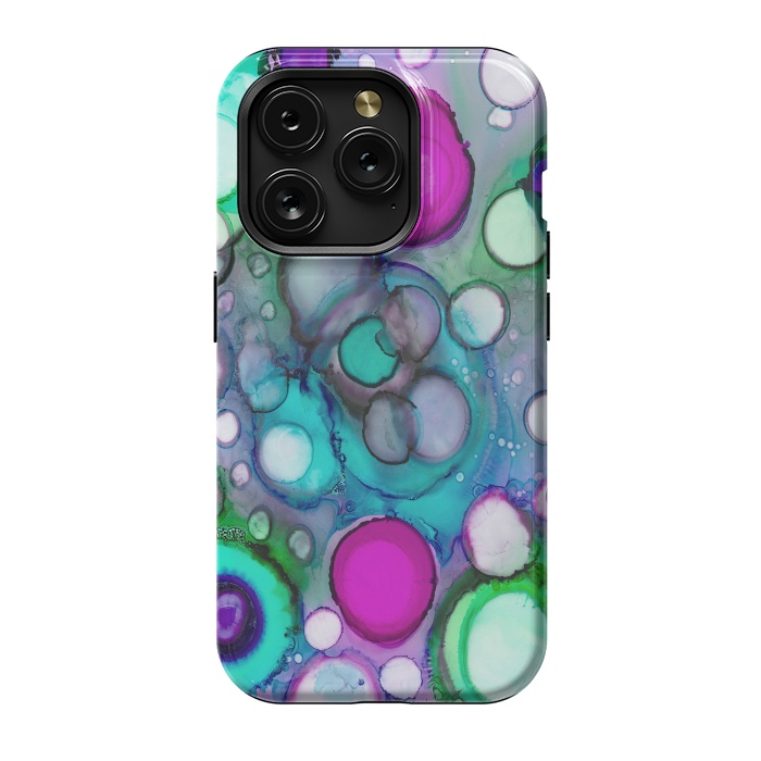 iPhone 15 Pro StrongFit Alcohol ink 7 by haroulita