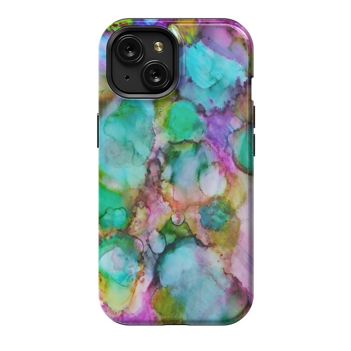 iPhone 15 StrongFit Alcohol ink 8 by haroulita