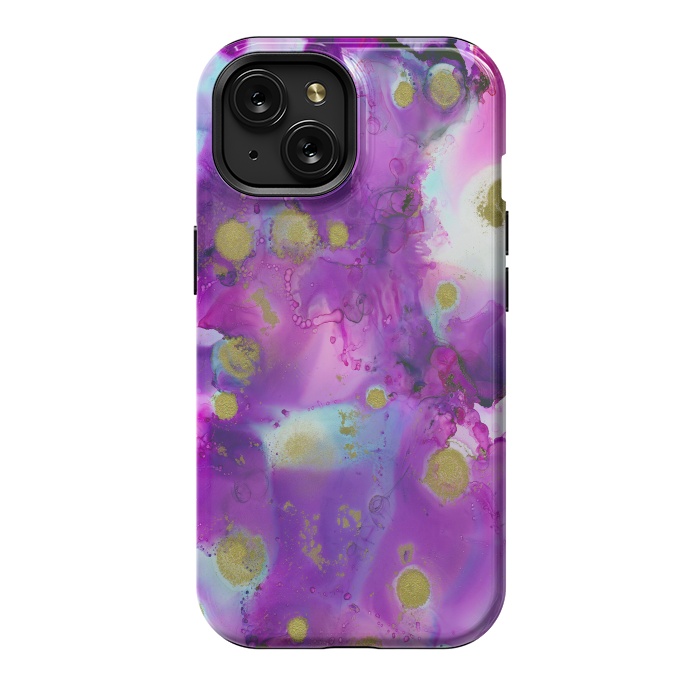 iPhone 15 StrongFit Alcohol ink 9 by haroulita