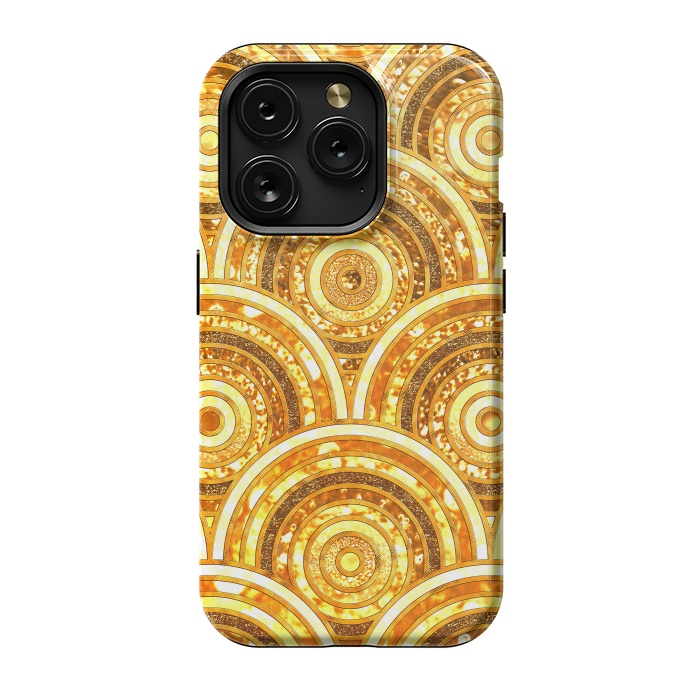 iPhone 15 Pro StrongFit aztec gold by  Utart