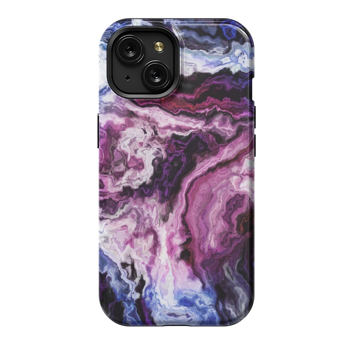 iPhone 15 StrongFit wavy marble i by haroulita