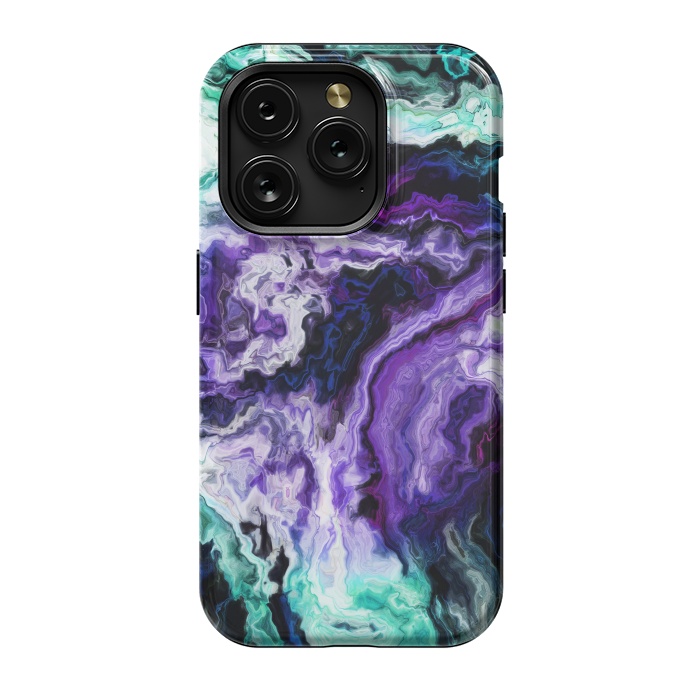 iPhone 15 Pro StrongFit wavy marble ii by haroulita