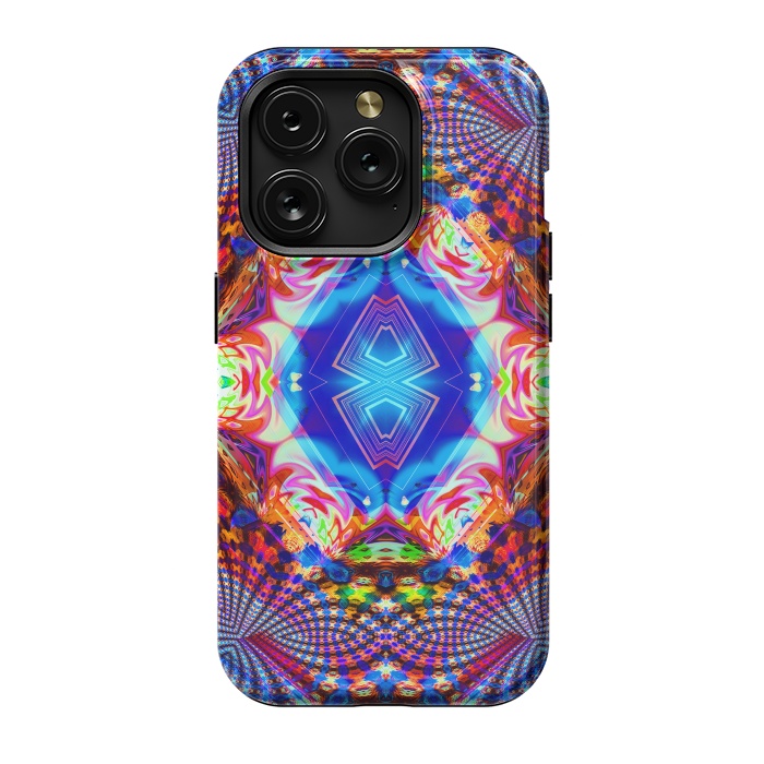 iPhone 15 Pro StrongFit Kaleidoscope mandala i by haroulita
