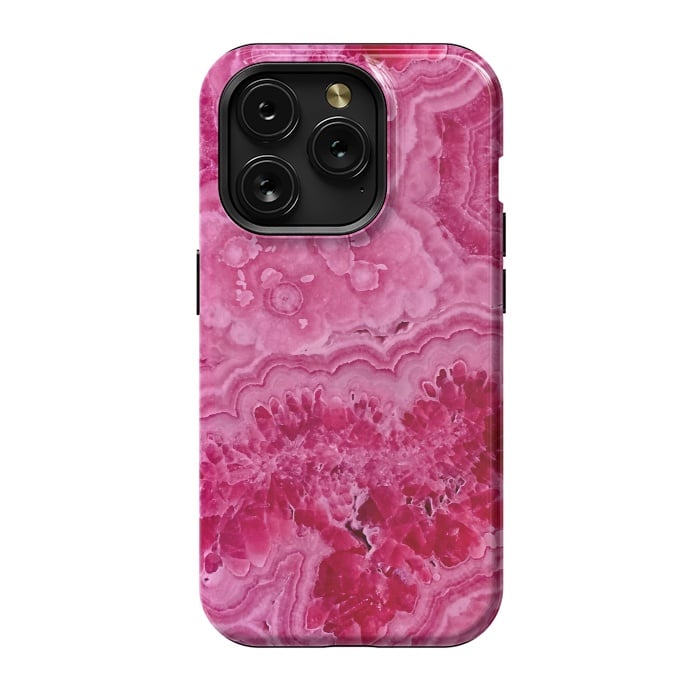 iPhone 15 Pro StrongFit Strong Pink Agate  by  Utart