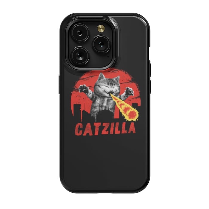iPhone 15 Pro StrongFit Catzilla by Vincent Patrick Trinidad