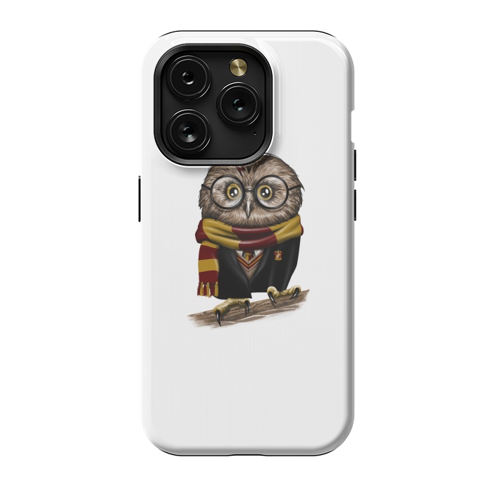 iPhone 15 Pro StrongFit Owly Potter by Vincent Patrick Trinidad