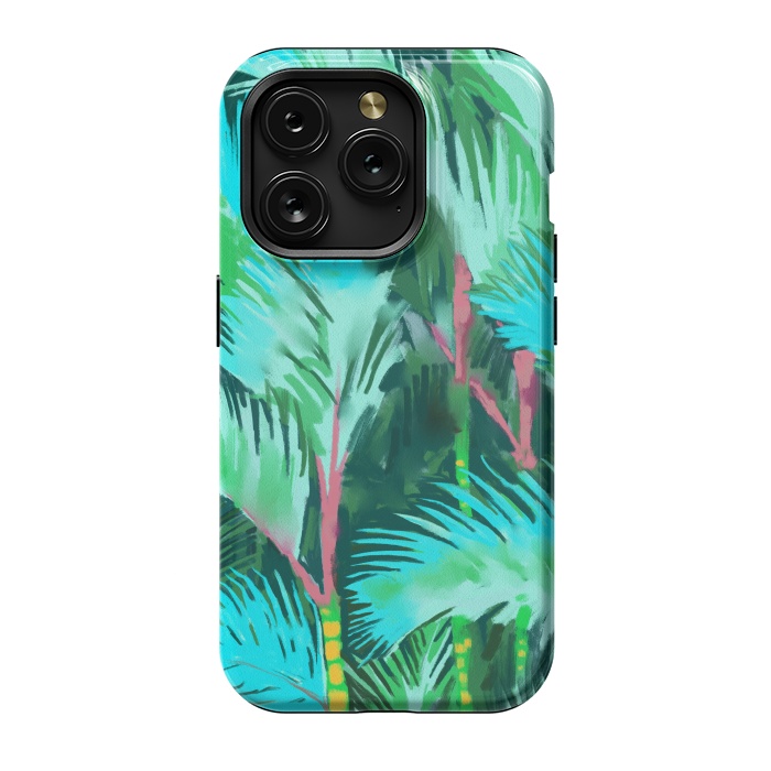 iPhone 15 Pro StrongFit Palm Forest by Uma Prabhakar Gokhale