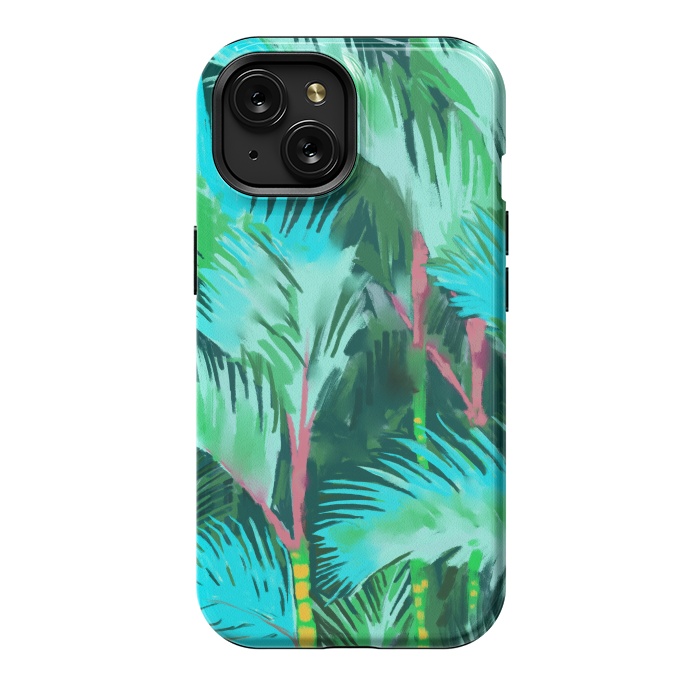 iPhone 15 StrongFit Palm Forest by Uma Prabhakar Gokhale