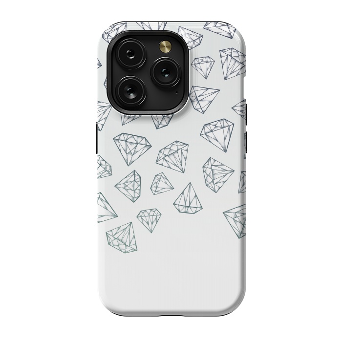 iPhone 15 Pro StrongFit Diamond Shower by Barlena