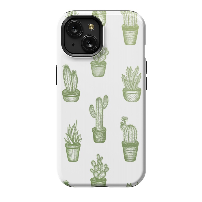 iPhone 15 StrongFit Succulents by Barlena