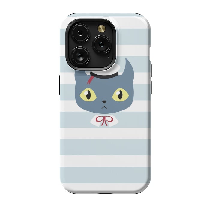 iPhone 15 Pro StrongFit Sailor cat by Laura Nagel