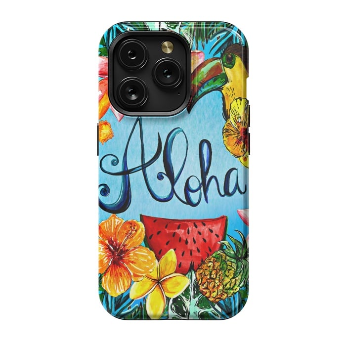 iPhone 15 Pro StrongFit Aloha Tropical Fruits by  Utart