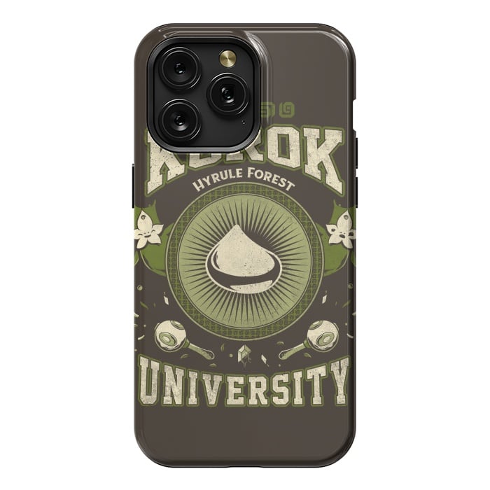 iPhone 15 Pro Max StrongFit Korok University by Ilustrata