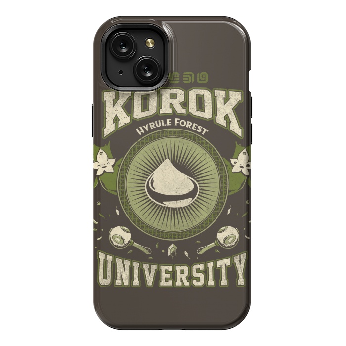 iPhone 15 Plus StrongFit Korok University by Ilustrata