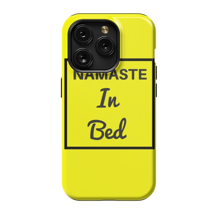iPhone 15 Pro StrongFit namaste in bed by MALLIKA