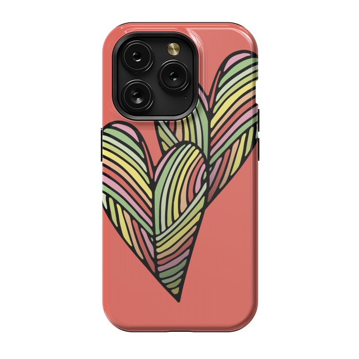iPhone 15 Pro StrongFit Two Hearts by Majoih