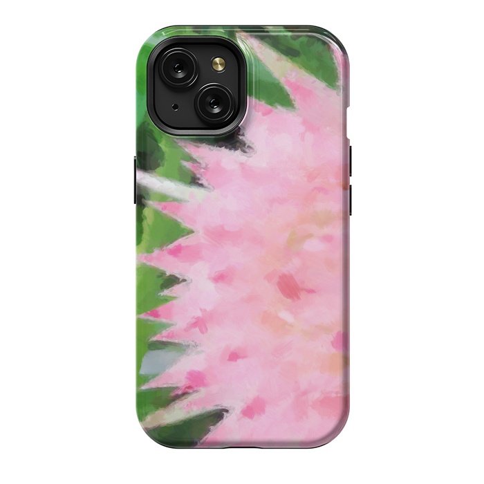 iPhone 15 StrongFit Pink Explosion by Majoih
