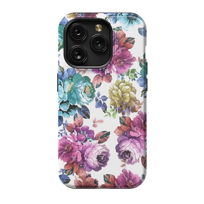 iPhone 15 Pro StrongFit Fluorescent Roses by Creativeaxle