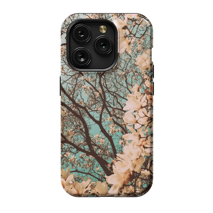 iPhone 15 Pro StrongFit Spring Time Cherry Blossoms by Gringoface Designs