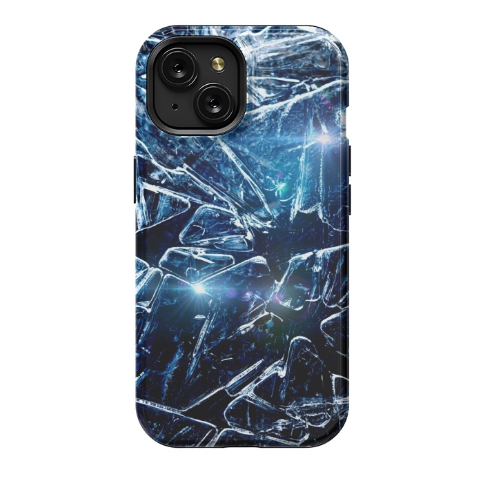 iPhone 15 StrongFit Cracked Ice by Gringoface Designs