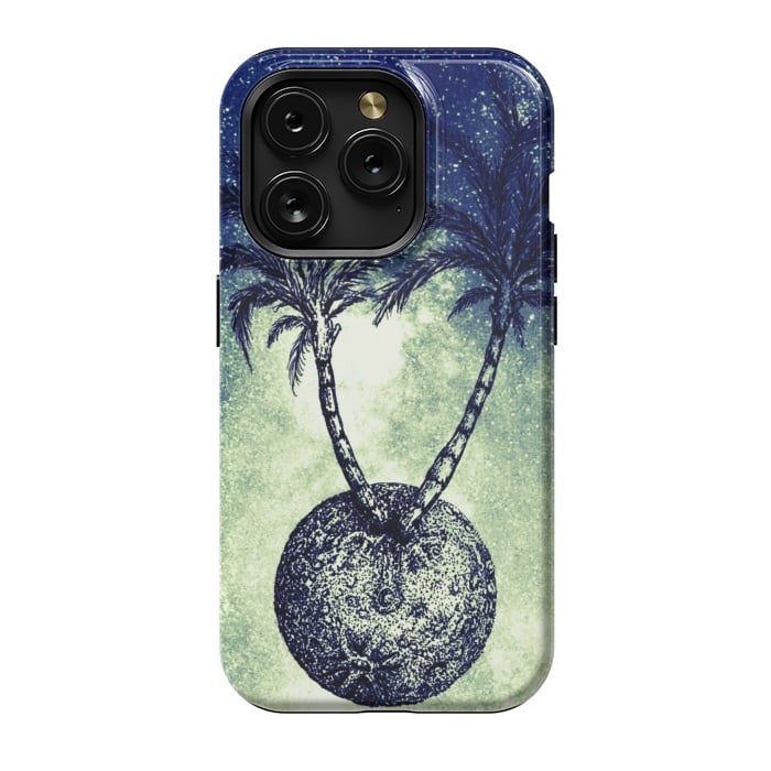 iPhone 15 Pro StrongFit Paradise is on the Moon by Gringoface Designs