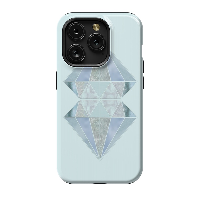 iPhone 15 Pro StrongFit Glamorous Gemstone Diamonds by Andrea Haase