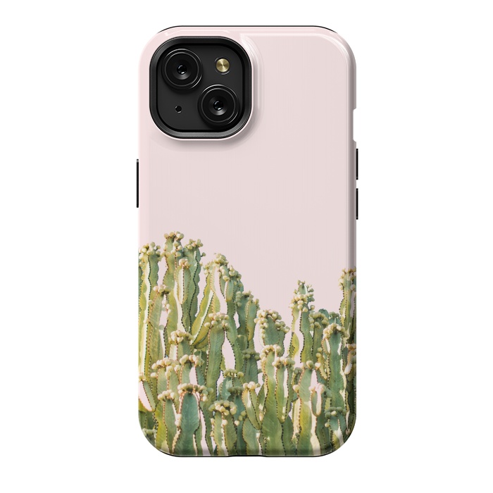 iPhone 15 StrongFit Cactus Blush by Uma Prabhakar Gokhale