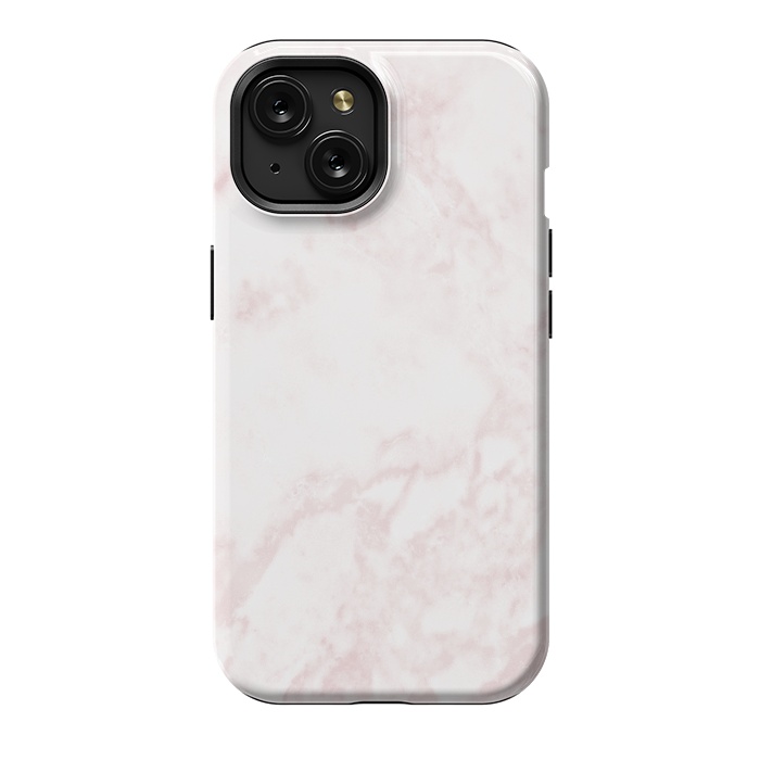 iPhone 15 StrongFit Rose-gold Marble Deluxe by Dushan Medich