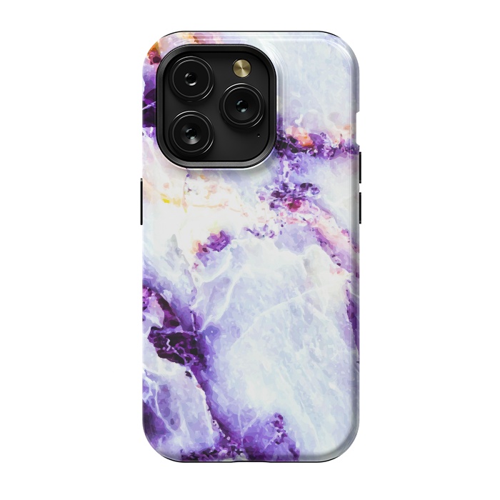 iPhone 15 Pro StrongFit Marble violet by Mmartabc