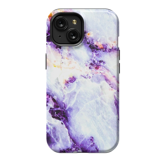 iPhone 15 StrongFit Marble violet by Mmartabc
