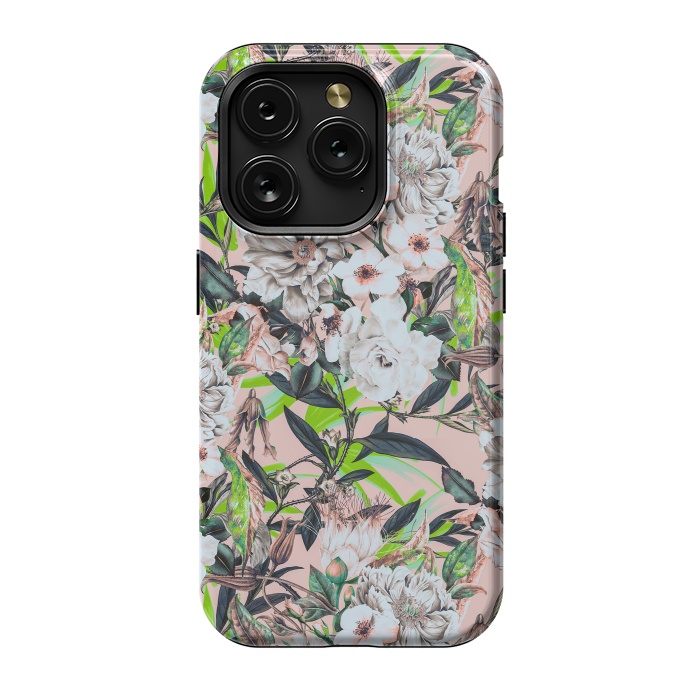 iPhone 15 Pro StrongFit Flowering bouquet pink by Mmartabc