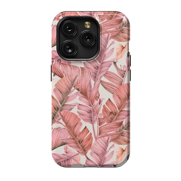 iPhone 15 Pro StrongFit Jungle paradise pink by Mmartabc