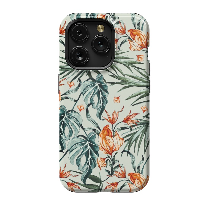 iPhone 15 Pro StrongFit Exotic flower nature-07 by Mmartabc