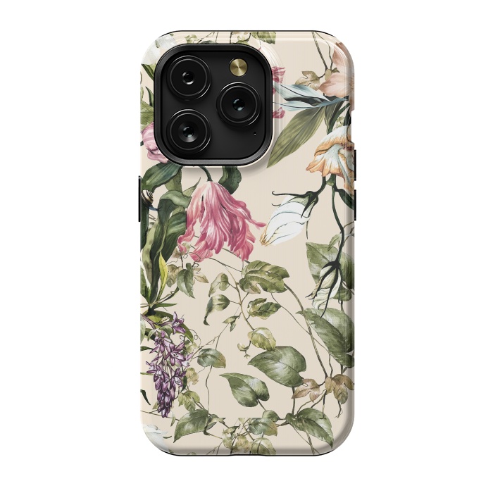 iPhone 15 Pro StrongFit Detailed botanical garden by Mmartabc