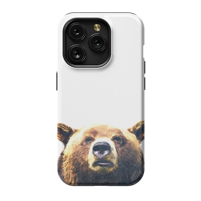 iPhone 15 Pro StrongFit Bear Portrait by Alemi