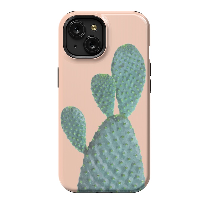 iPhone 15 StrongFit Cactus Watercolor by Alemi