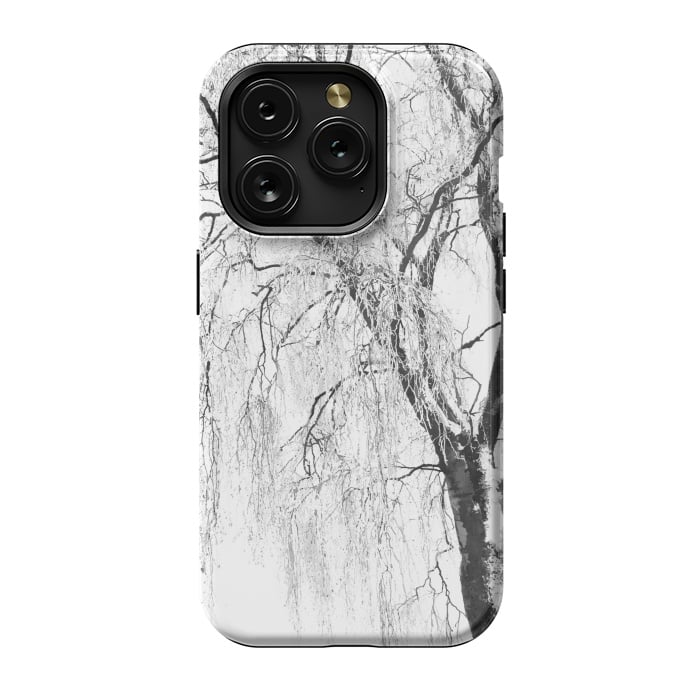 iPhone 15 Pro StrongFit White Snow Tree by Alemi