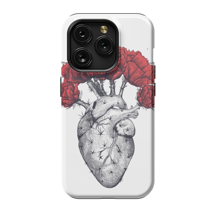 iPhone 15 Pro StrongFit Cactus heart by kodamorkovkart