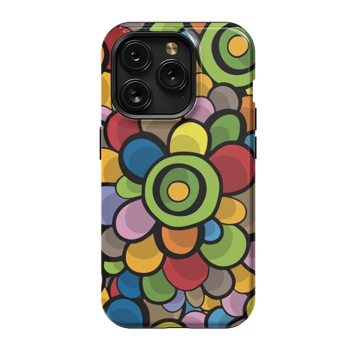 iPhone 15 Pro StrongFit Spring Bubble Flower by Majoih