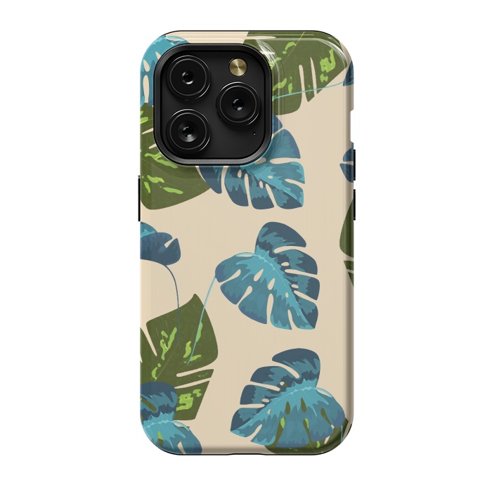 iPhone 15 Pro StrongFit Monstera Abstract by Creativeaxle