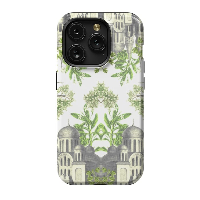 iPhone 15 Pro StrongFit Botanical Castle by Zala Farah