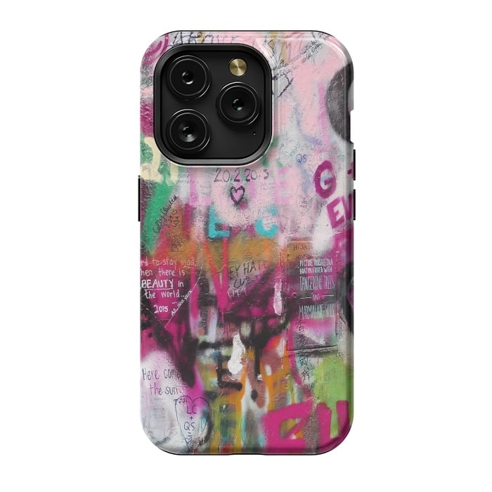 iPhone 15 Pro StrongFit Colorful GraffitiArt by Andrea Haase